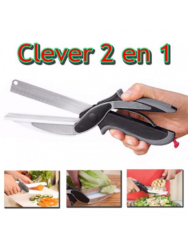 Clever Cut 2 en 1 Cutter alimentaire Clever Cut 2 en 1 Cutter alimentaire
